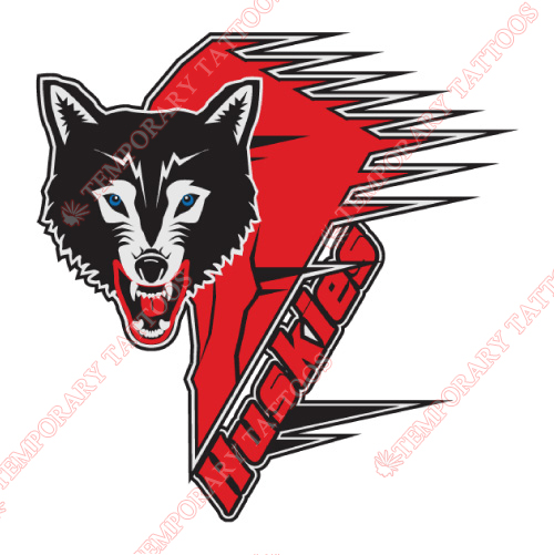 Rouyn-Noranda Huskies Customize Temporary Tattoos Stickers NO.7462